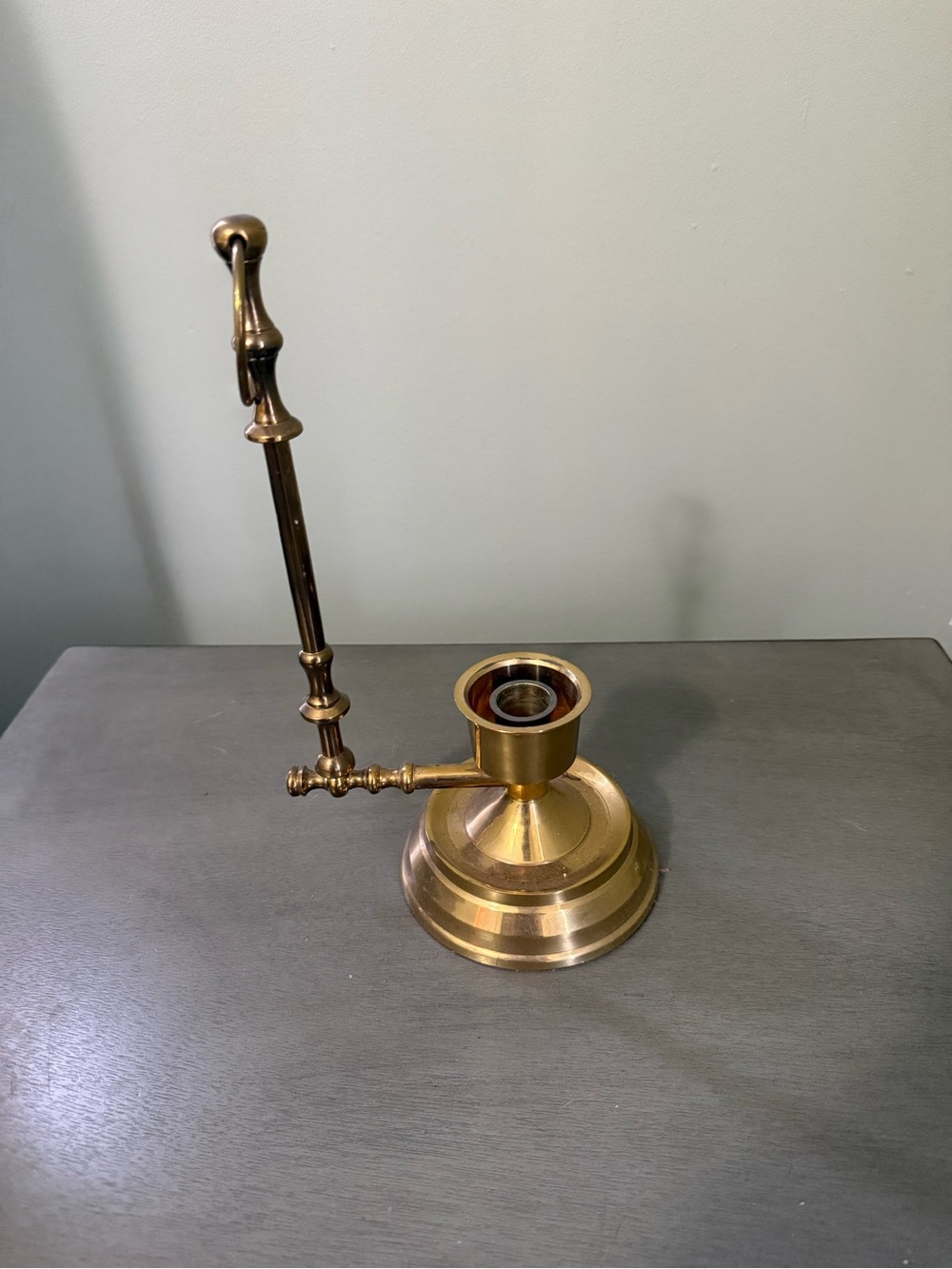 Carolina Brass Candle Holder